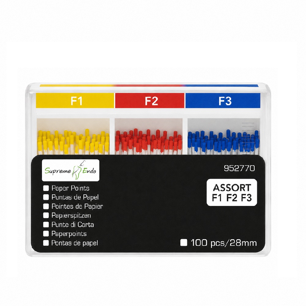 Pointes de papier F1-F2-F3 Supreme Endo