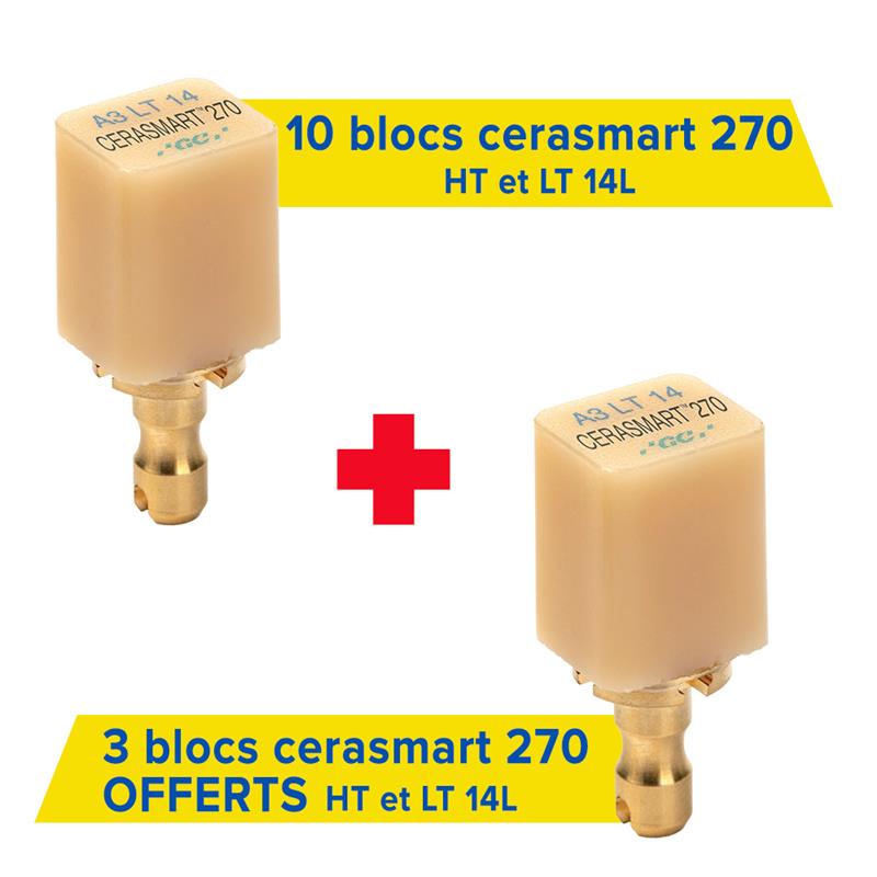 10 boîtes de taille 14L Cerasmart 270 pour Cerec + 3 offertes