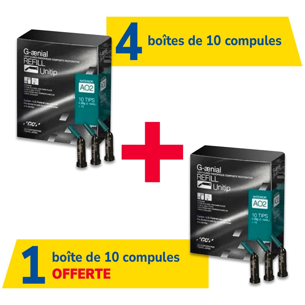 4 boîtes de 10x0,16ml G-aenial + 1 offerte