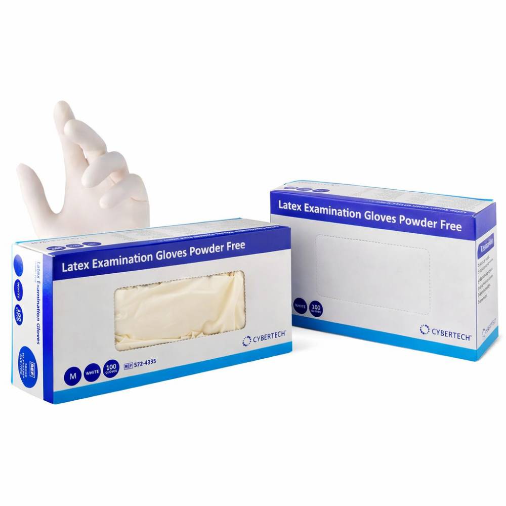 Gants d’examen latex sans poudre