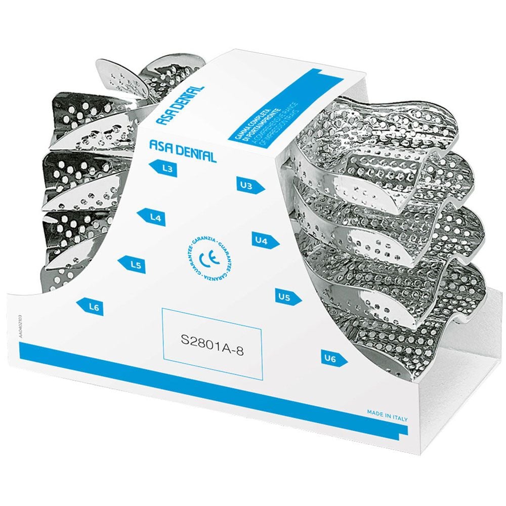 Porte-empreintes perforés Inox Coffret