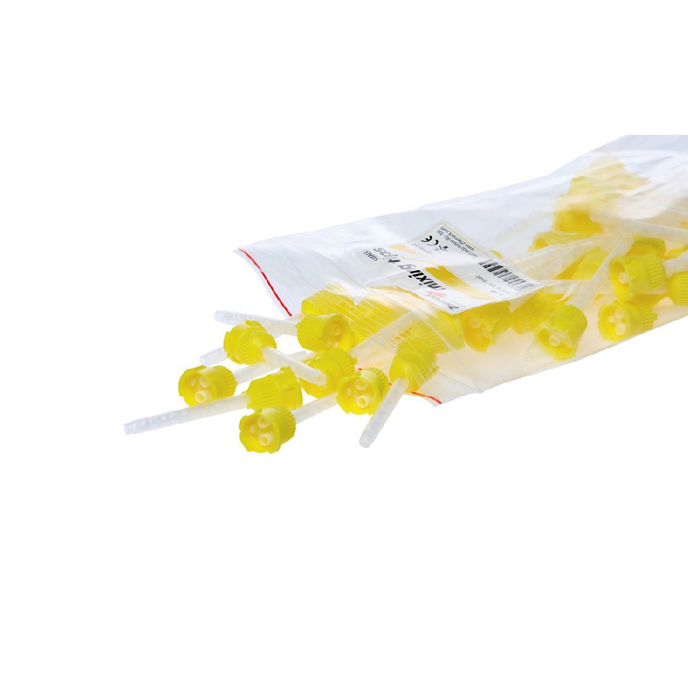 Embouts mélangeurs petits jaunes - sachet de 48