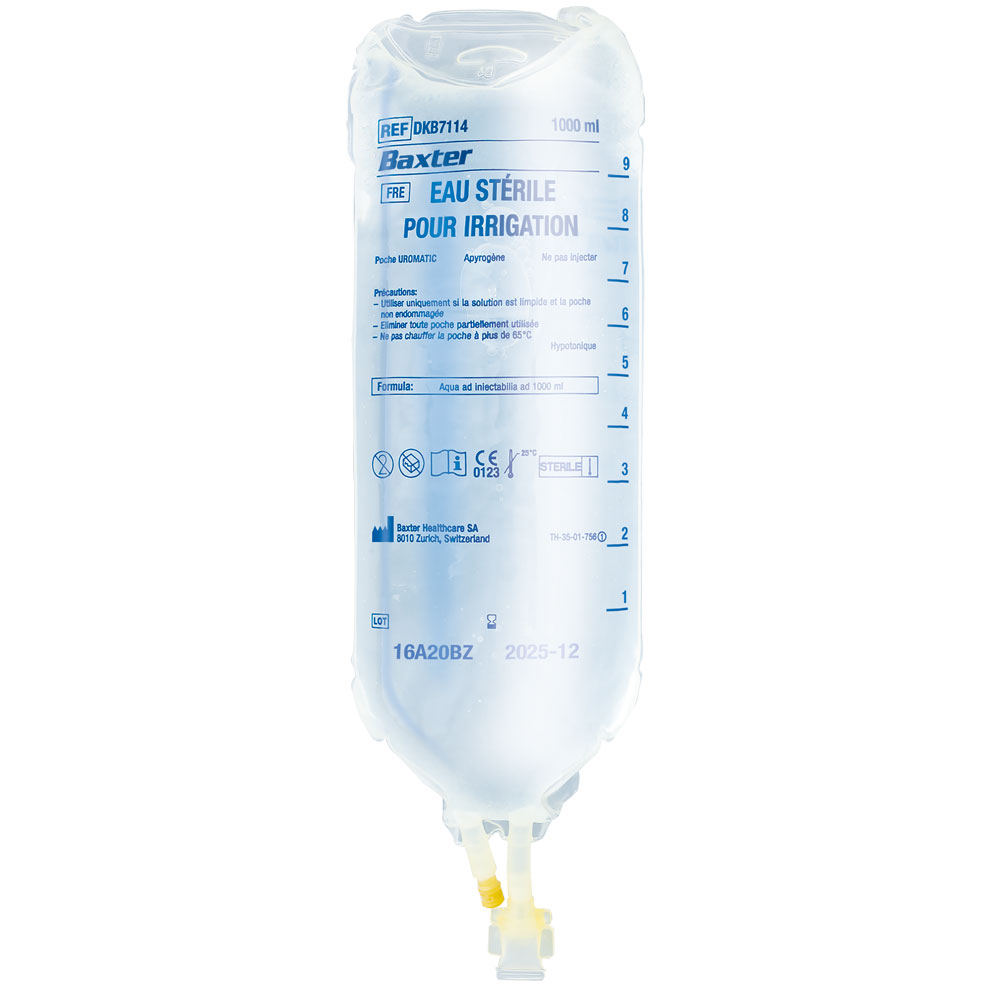 Eau stérile Aguettant (poche de 1L)