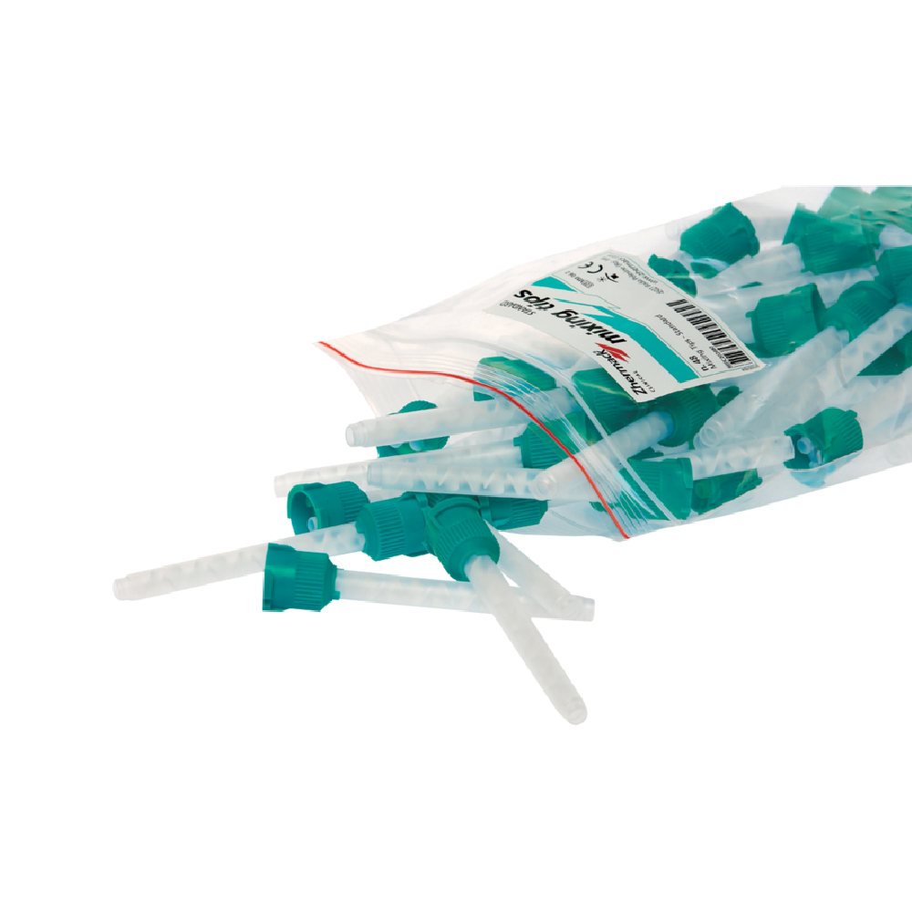 Embouts mélangeurs moyens verts - pour elite - sachet de 48