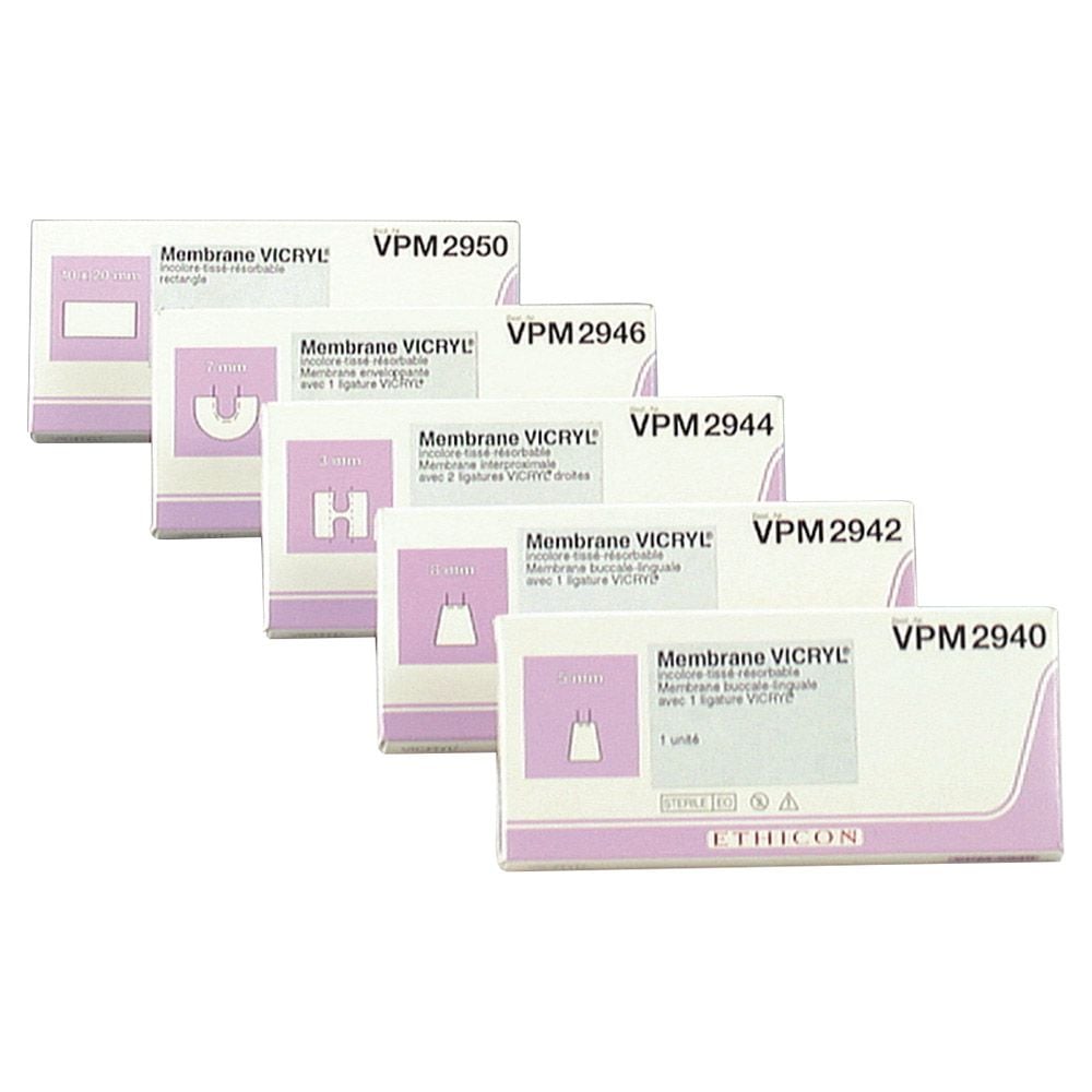 Treillis membranes paro vicryl ETHICON - Tricoté rectangulaire