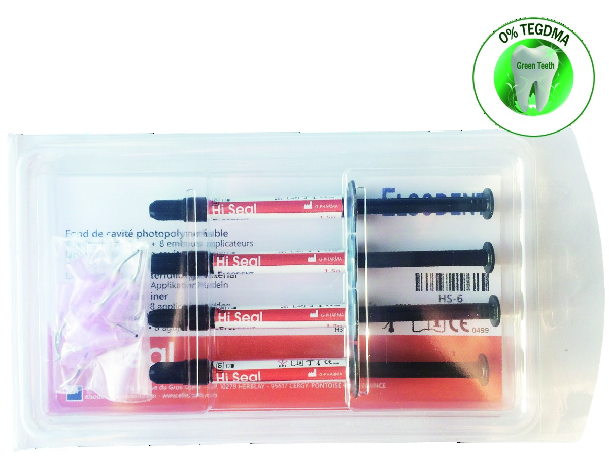 HI-SEAL 4 SERINGUES 1,2ML + 8 EMBOUTS ELSODENT