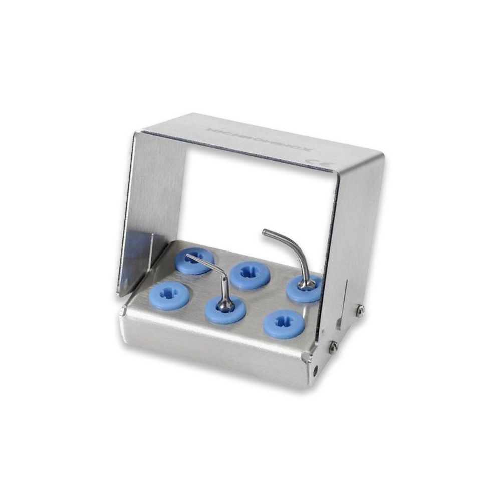 Clips polyvalent 6 perforations - 3,5 mm - bleu