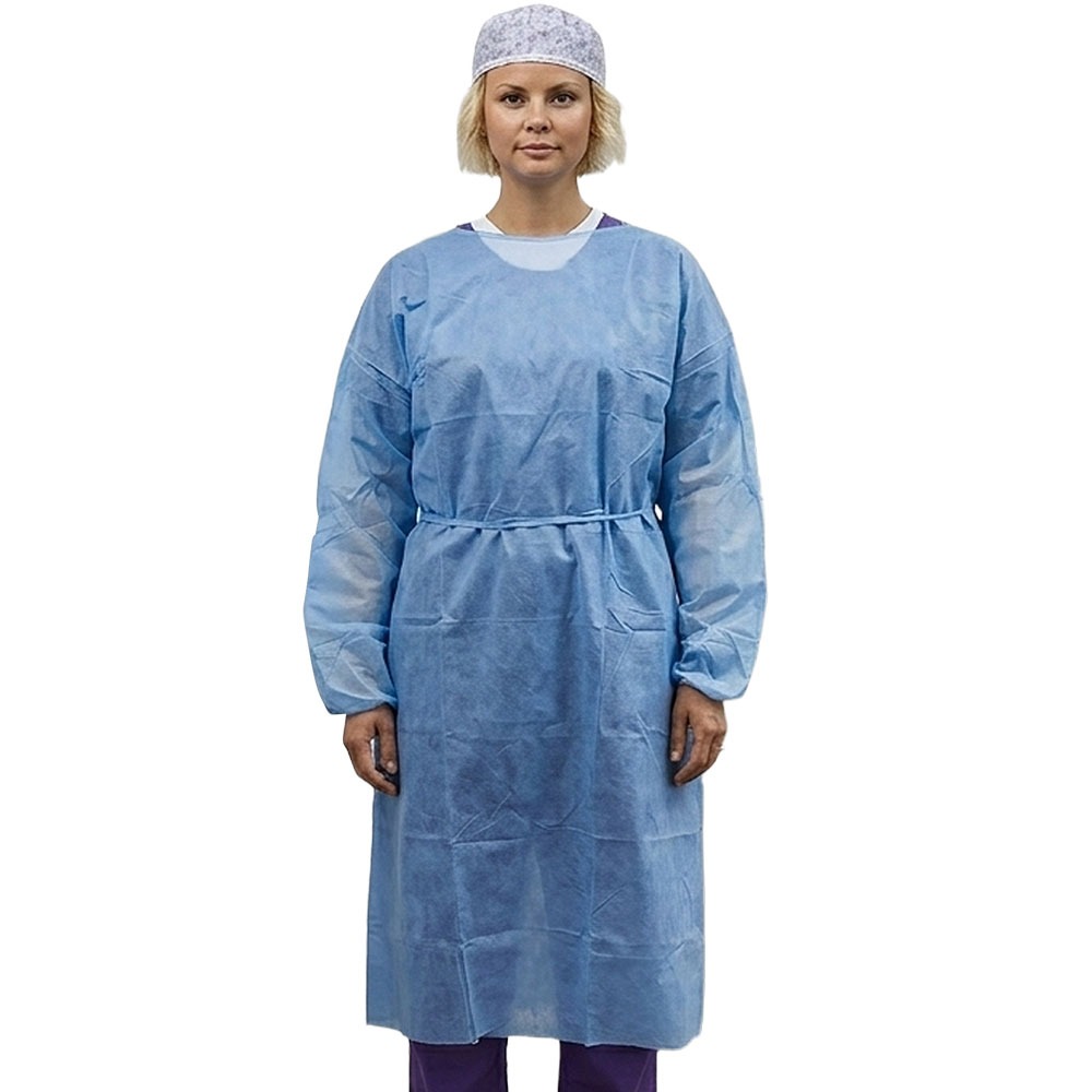 Blouses stériles de Chirurgie - bleues - lot de 50