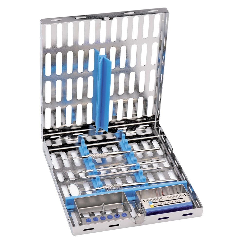 CASSETTE INOX 18X20 BLEU NV MODELE     NICHROMINOX