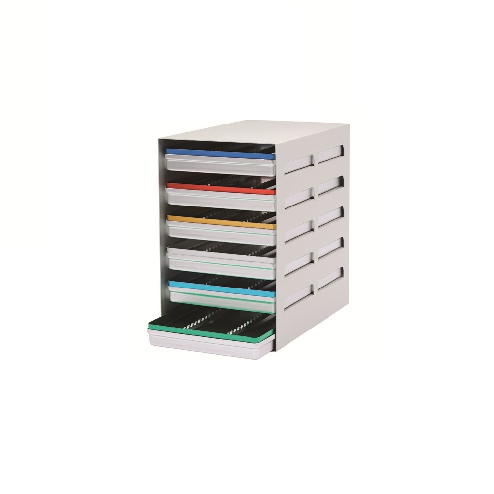 Distributeur pour 6 plateaux aluminium 28 x 18cm