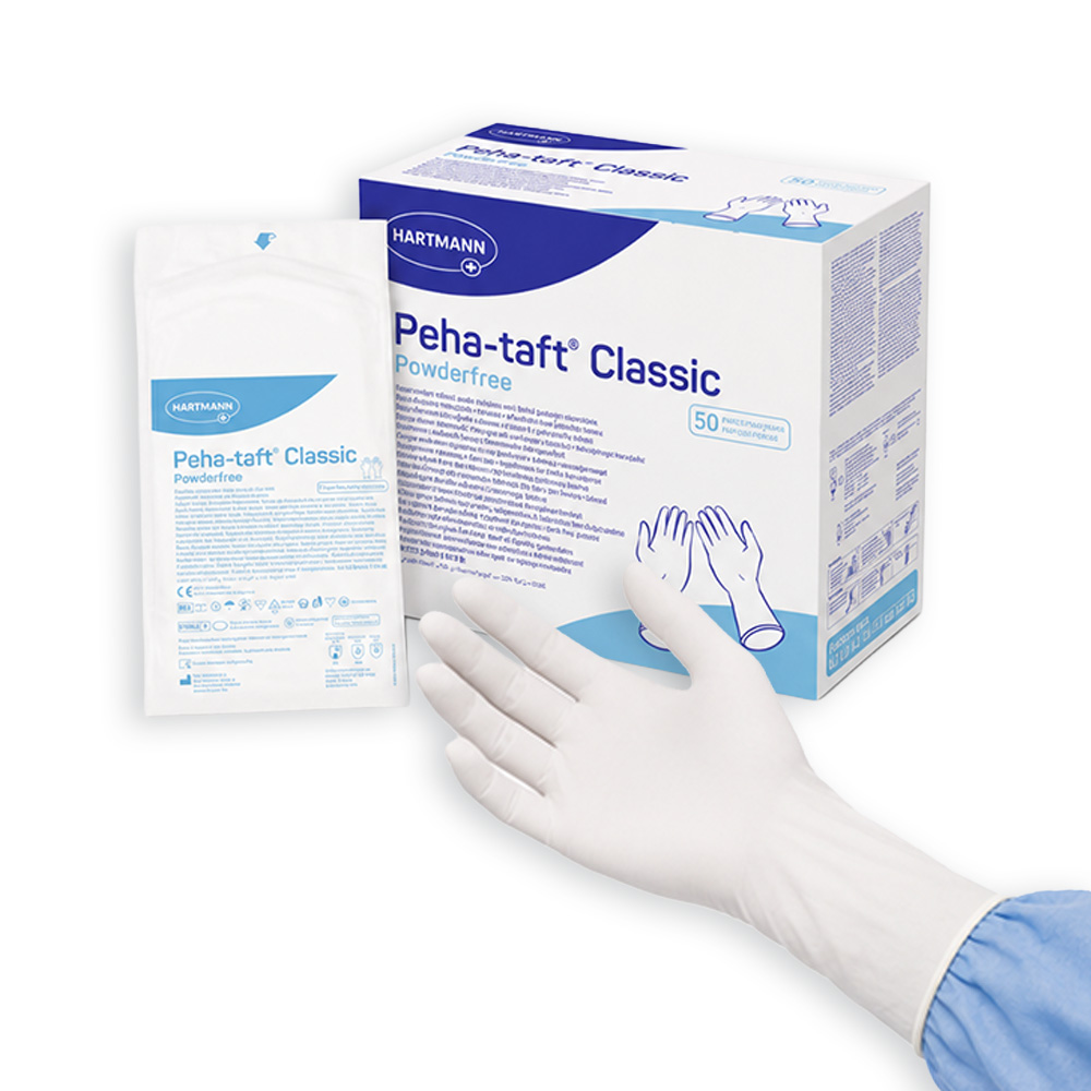 Gants stériles Peha-taft classic non poudrés - boîte de 50