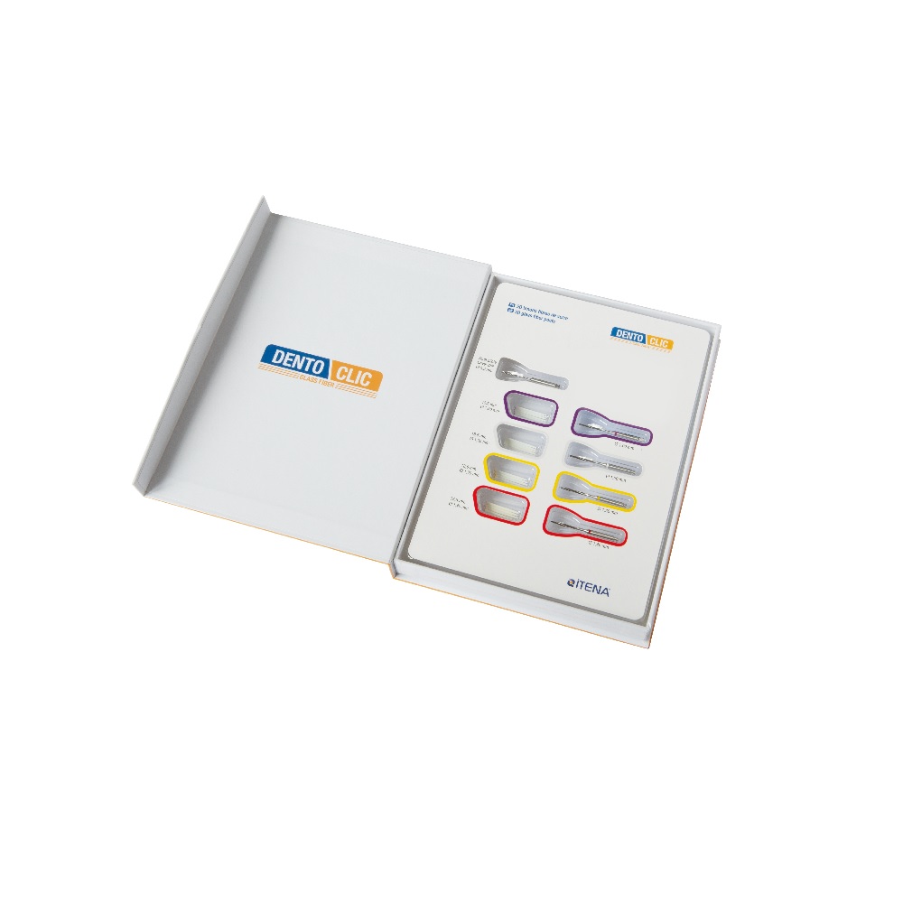 COFFRET 20 TENONS FIBRE VERRE IVOIRE DENTOCLIC