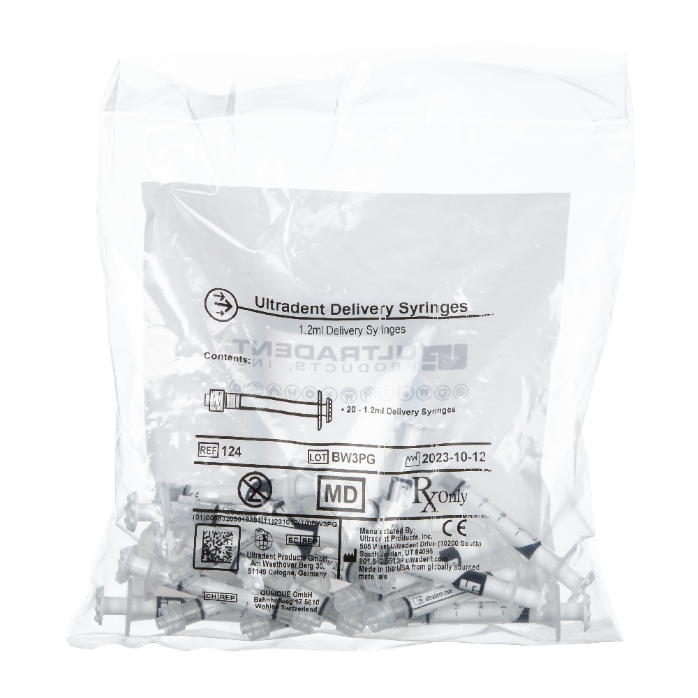 Seringue d'application de 1,2ml - UP124 (20)