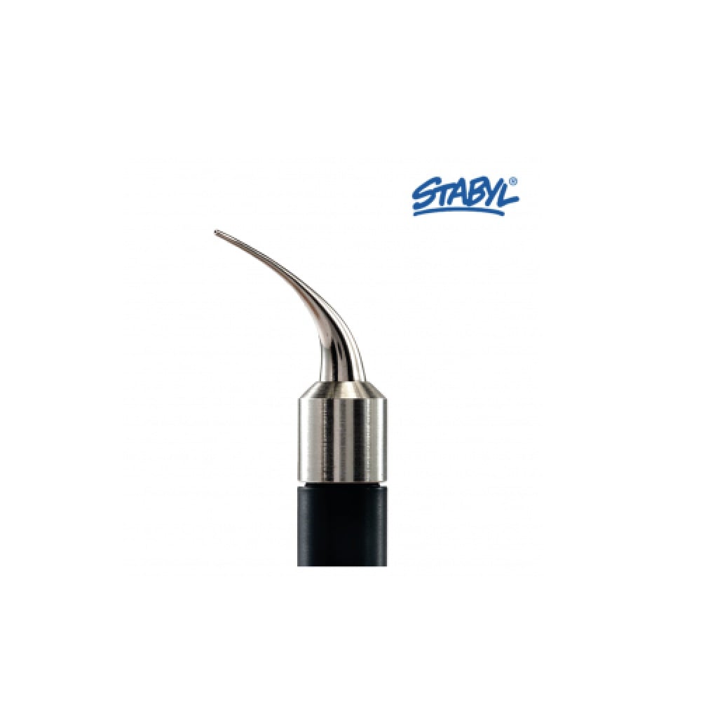 EMBOUT-AIGUILLE METAL LONG POUR SERINGUE STABYL