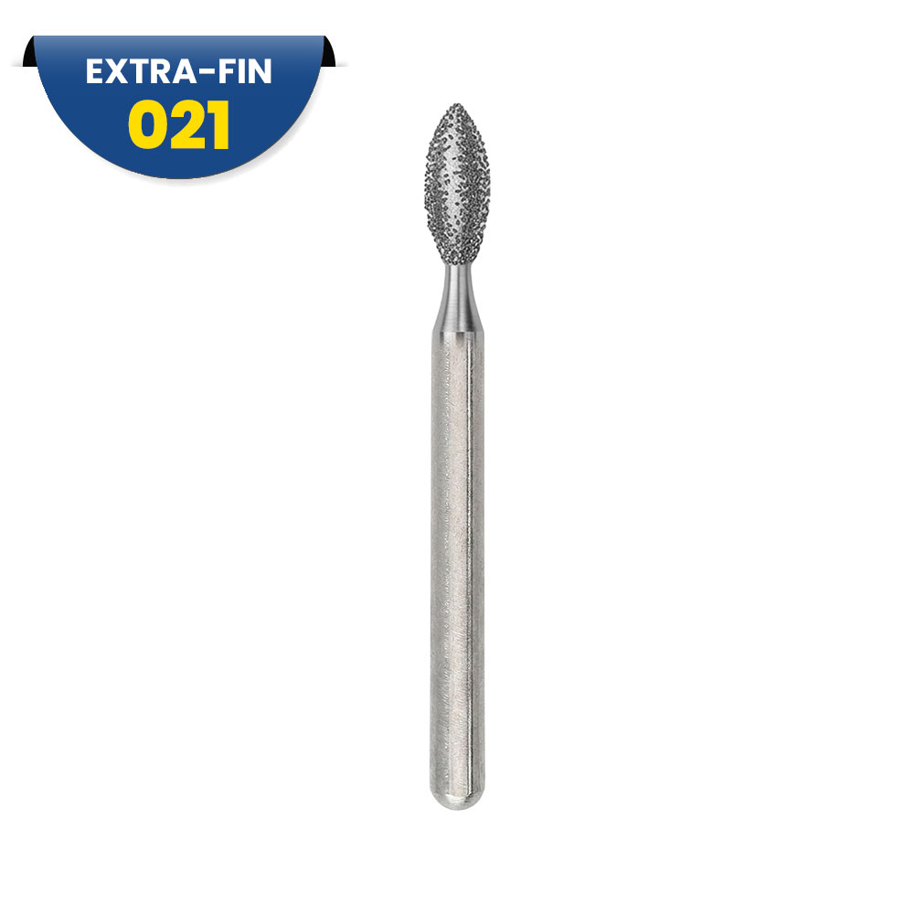 368EF - Fraise diamantée FG olive 314 021 Grain EF (bte de 5)