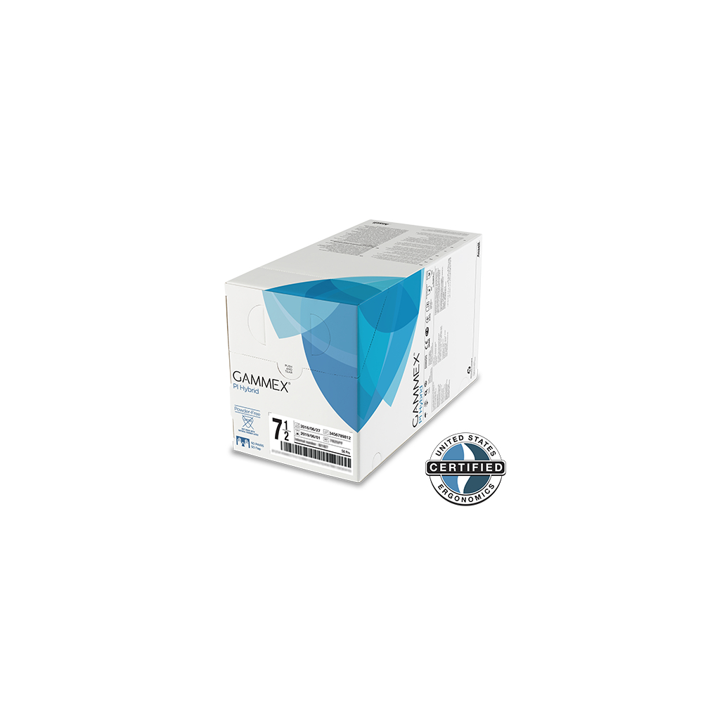 Gants Gammex PI Hybrid - Taille 6 (50)