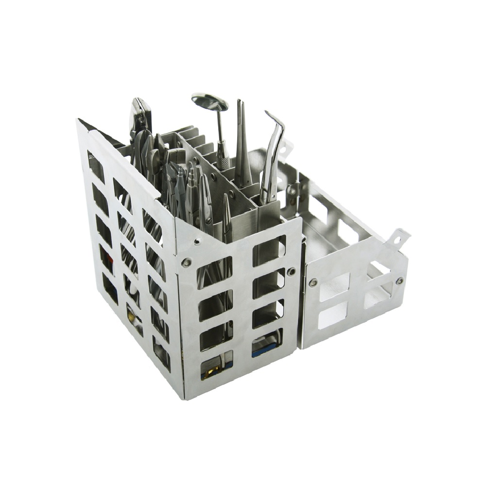 Cassette ortho avec clips et rails 