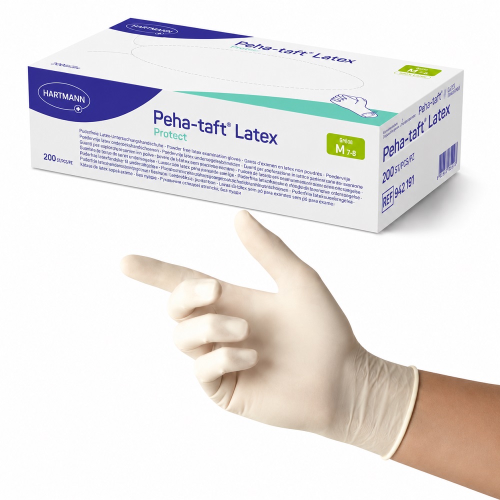 Gants Pehasoft latex Protect HARTMANN