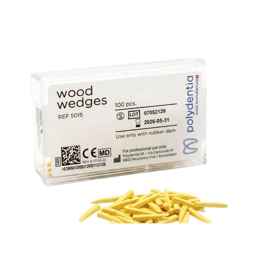 Coins en bois 15mm jaune - sachet de 100 pcs