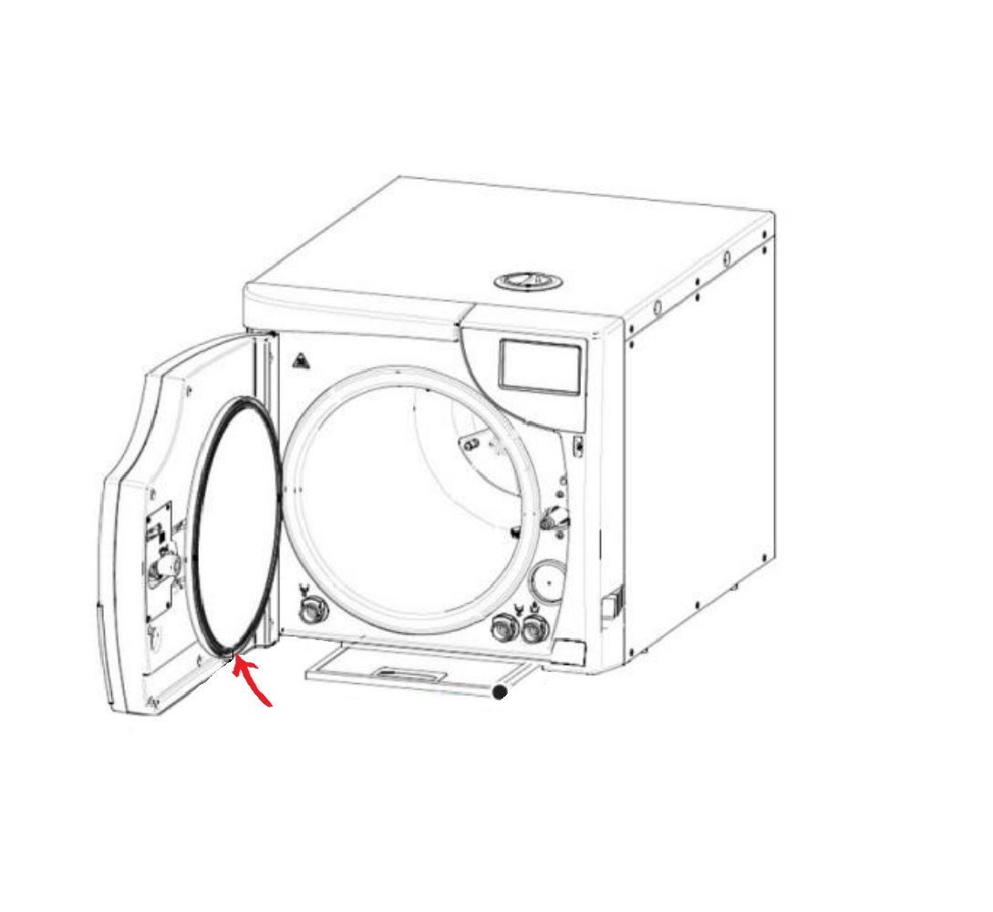 Joint de porte pour autoclave Bravo G4 28L