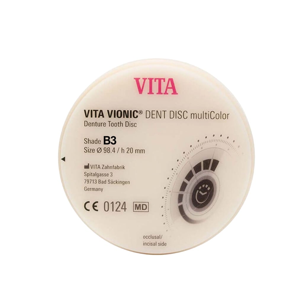 Dent disc multicolor 20mm B3