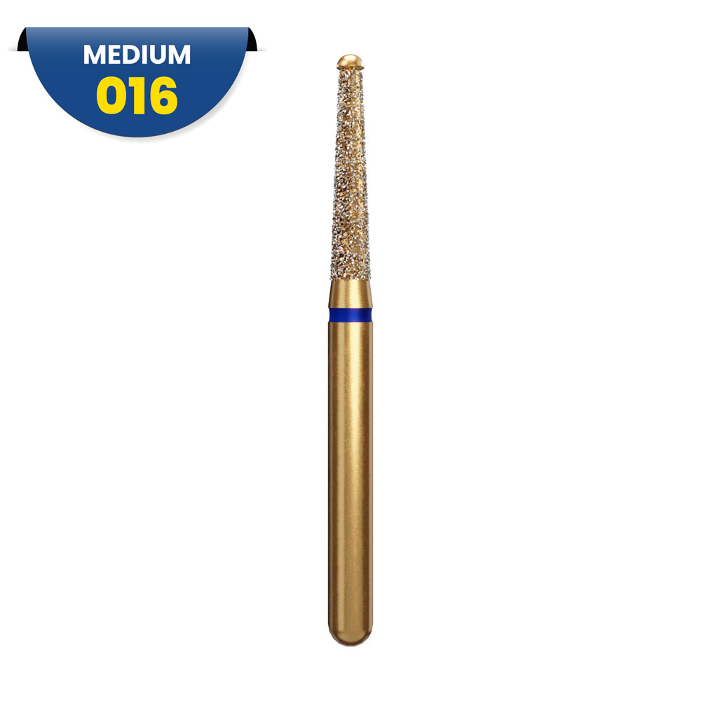 Fraise diamantée conique à bout rond mousse G851 314 016 8M