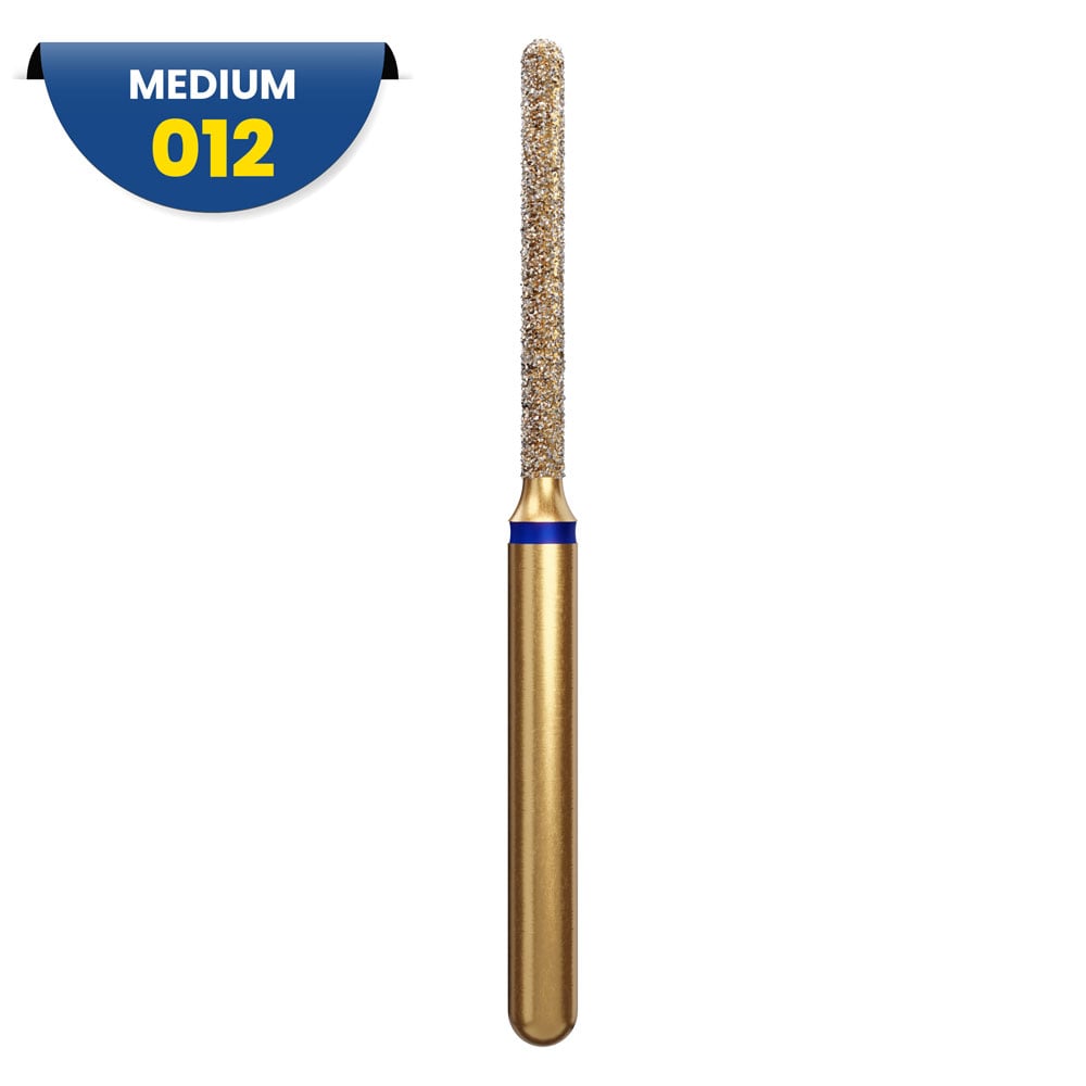 Fraise diamantée cylindrique à bout rond  G882 314 012 10M (bte de 5)