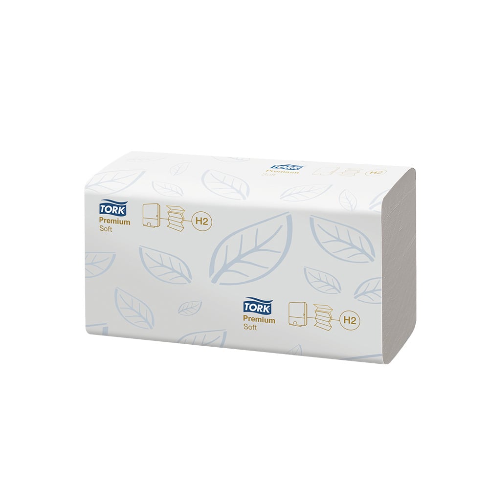 Essuie-mains Xpress Premium H2 enchevêtrés doux pliés M 32x21,2 cm (12 x 170 feuilles)