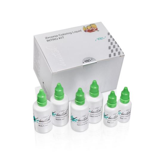 Kit initial zirconia coloring liquid, 250g