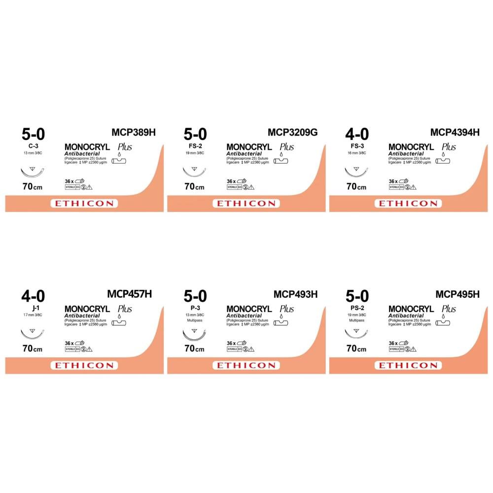 Fil de suture Monocryl Plus incolore