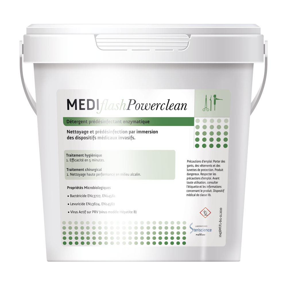 Mediflash Powerclean - seau  de 4 kg