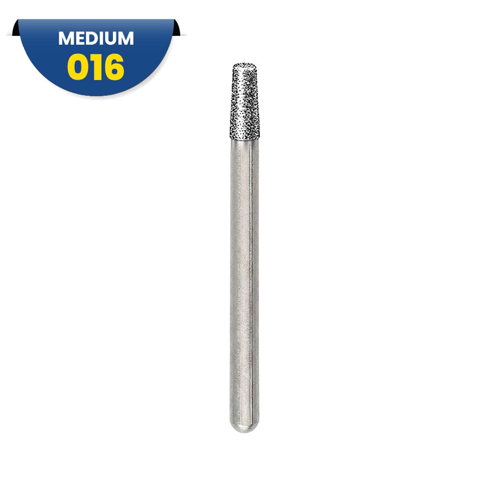 845KR - Fraise diamantée FG conique angle interne arrondi - 314 016 (bte de 5)