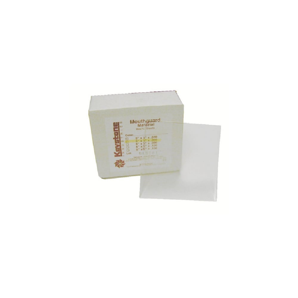 Plaques mouthguard 120 transparent 5 x 5 (25)