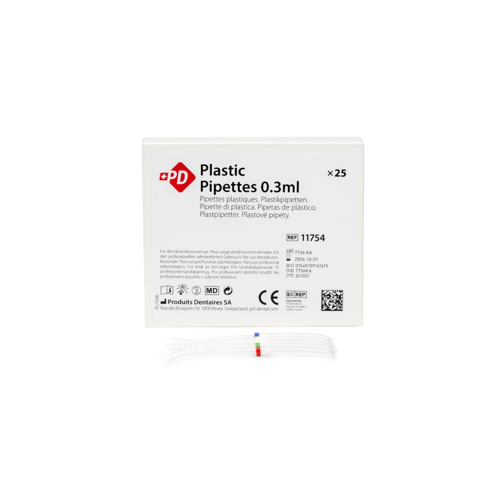 Pipettes plastique - 0.3 ml (25)