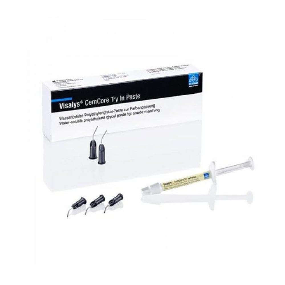 Visalys CemCore try in paste translucide