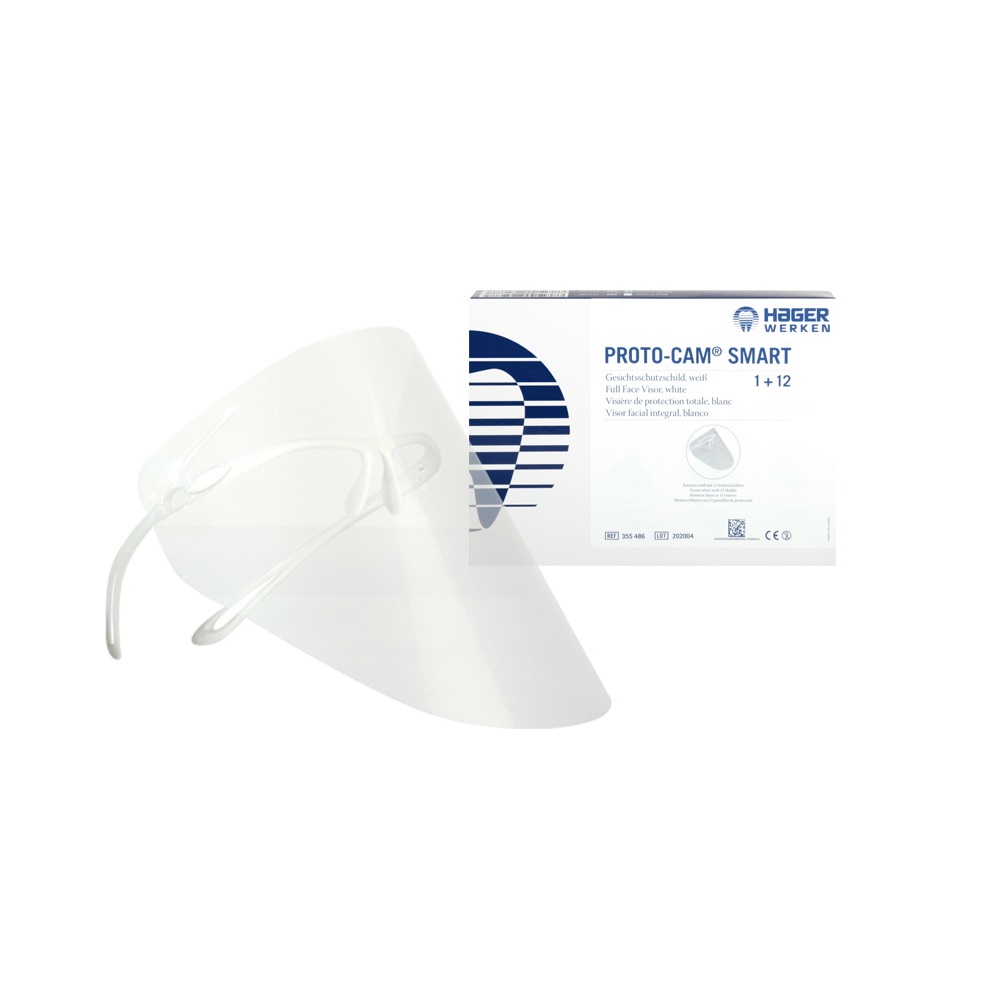 Proto-Cam 12 Visières + Monture Blanc