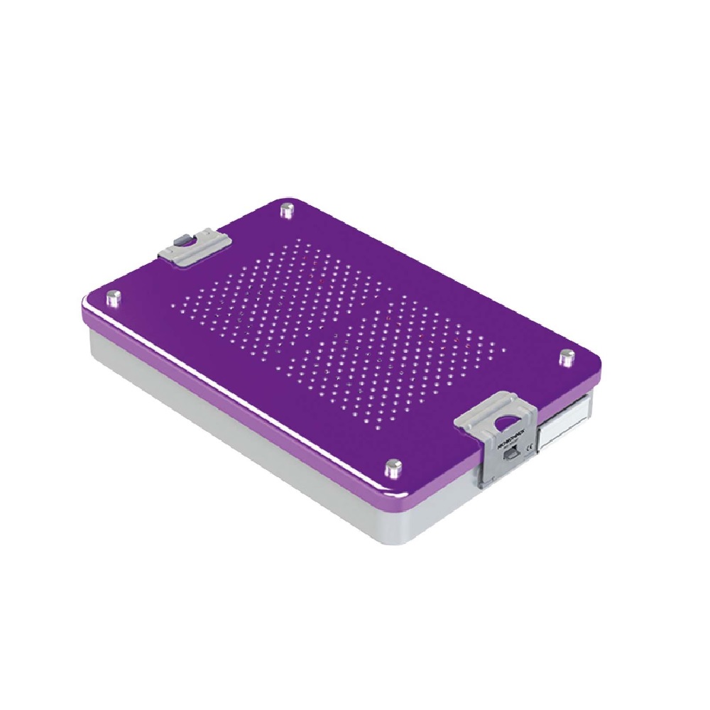 Container en aluminium mauve