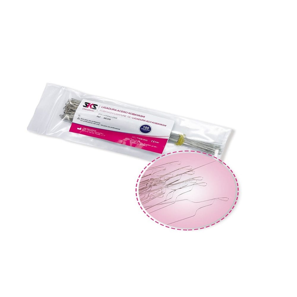 Ligatures Kobayashi longues  .012"  (100)