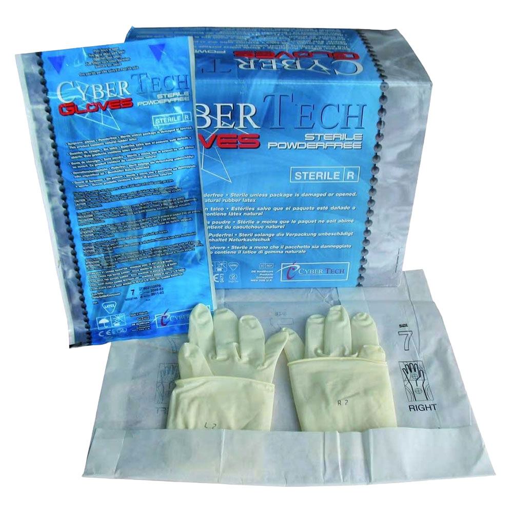 Gants stériles non poudrés - Taille 7 - boîte de 50 paires