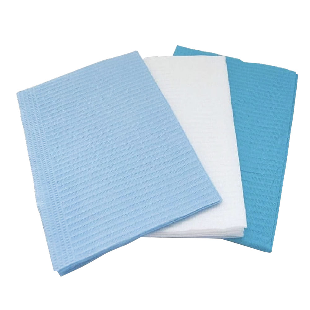 Serviettes plastifiées - blanc (500) 