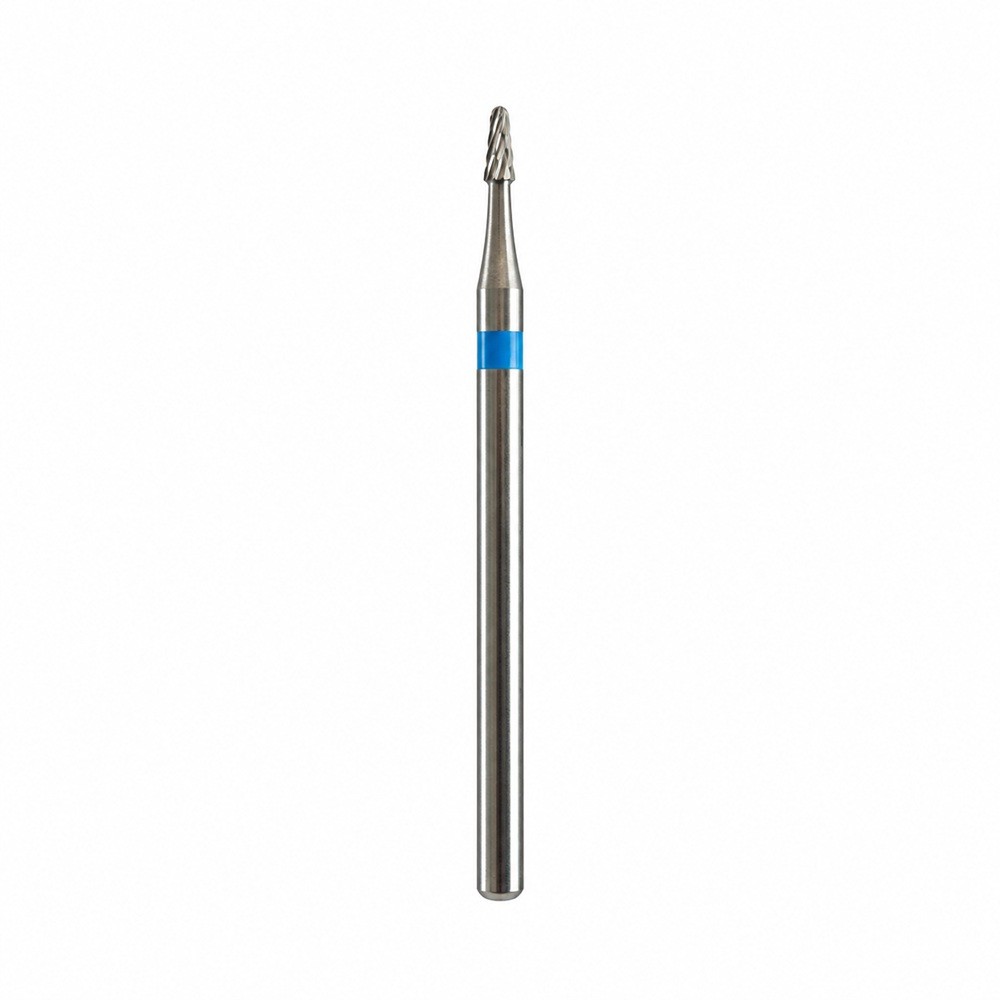 Fraise tungstène HP conique courte à bout rond - 1510 014