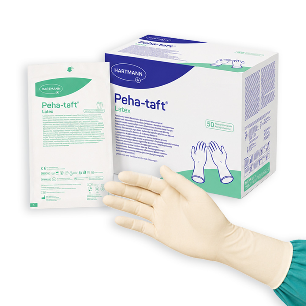 Gants latex stériles Peha-taft non poudrés