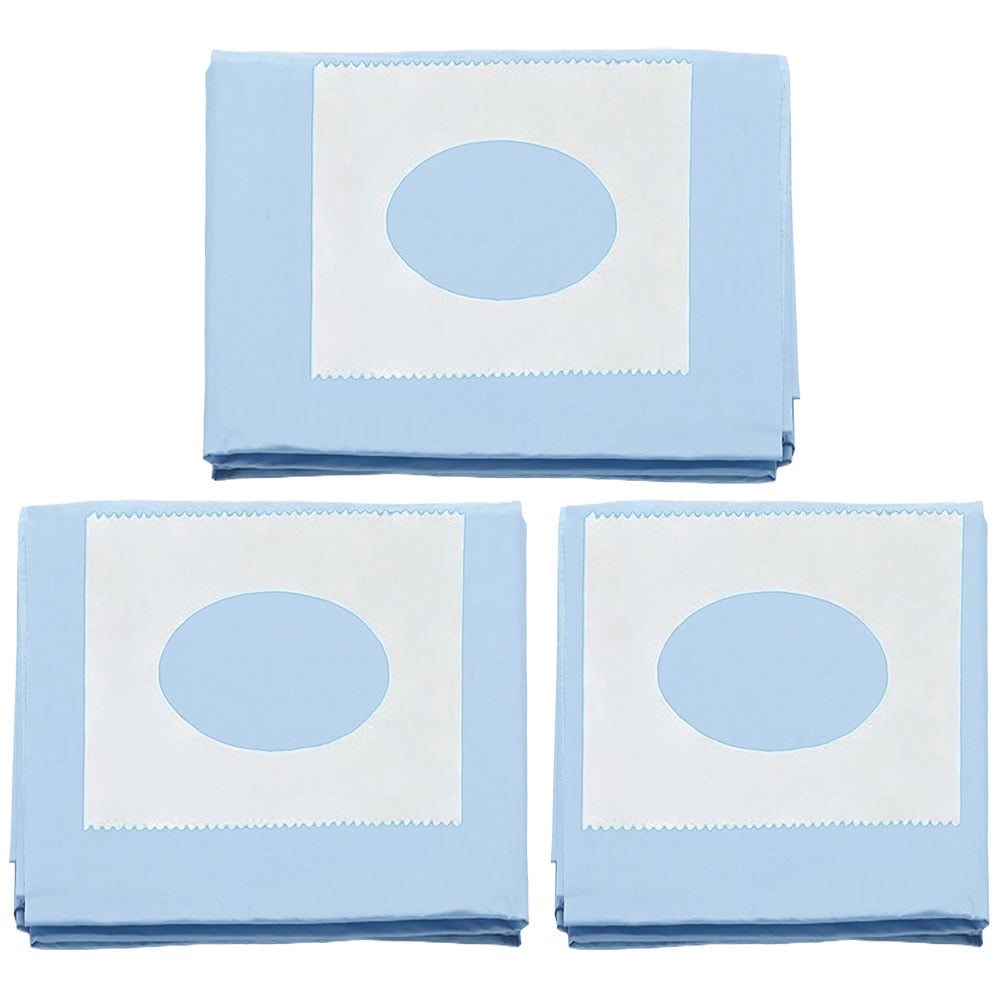 Champs de Chirurgie stériles avec trou central adhésif 