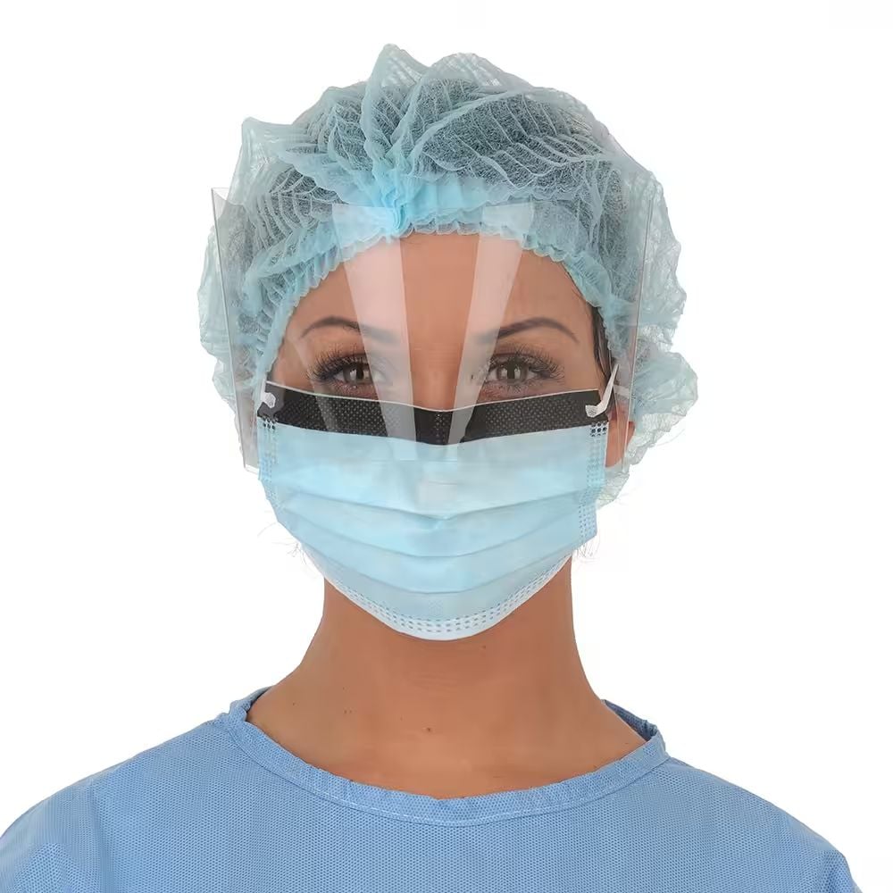 Masque à visière MEDISTOCK bleu - boîte de 25