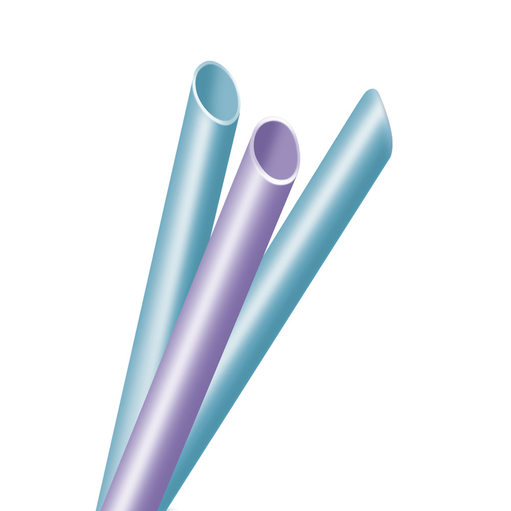 Canules d'aspiration bleu clair sachet de 100  