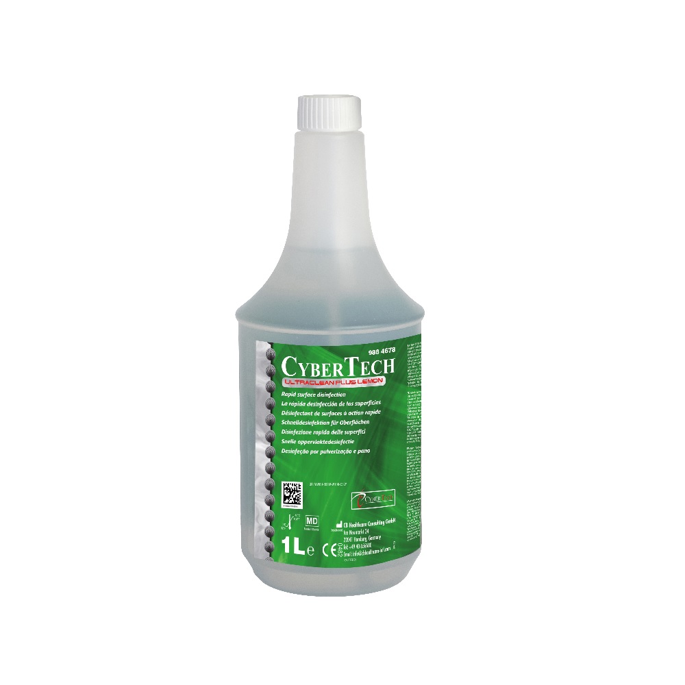 Ultra clean plus désinfectant surface 1 L Citron Sans Pulvérisateur