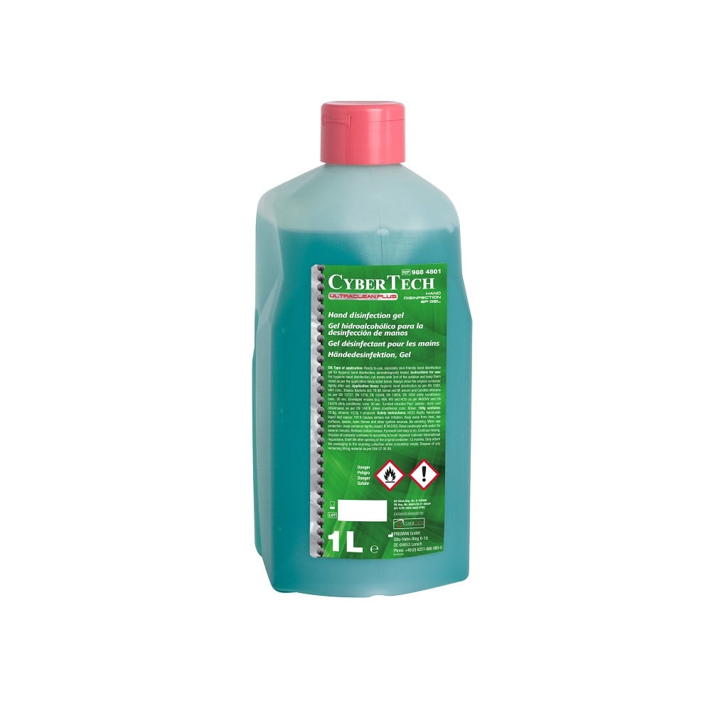 Ultra Clean Plus désinfectant mains gel - 1 litre