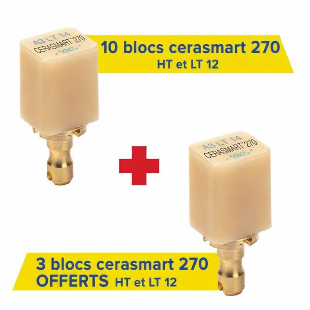 10 boîtes de taille 12 Cerasmart 270 pour Cerec + 3 offertes