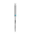 Miniature Alesoirs cylindro conique 13.5mm 1.5mm bleu - 4 pcs