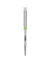 Miniature Alesoirs cylindro conique 15.5mm 1.6mm vert - 4pcs